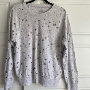Aerie super soft sweatshirt with stars. Sz. M